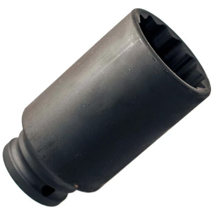 Genius Tools 448534 1/2"-os 12 lapú gépi dugókulcs fej, hosszított kivitel, 34 mm termék fő termékképe