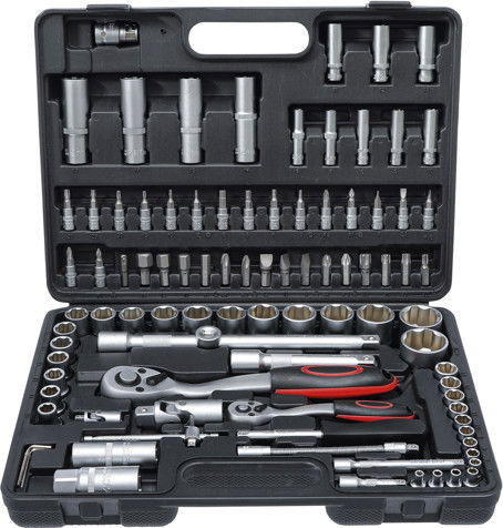 BGS Do it yourself 9-2296 1/4"-os és 1/2"-os 6-lapú "SuperLock" dugókulcs készlet, 94 részes termék fő termékképe